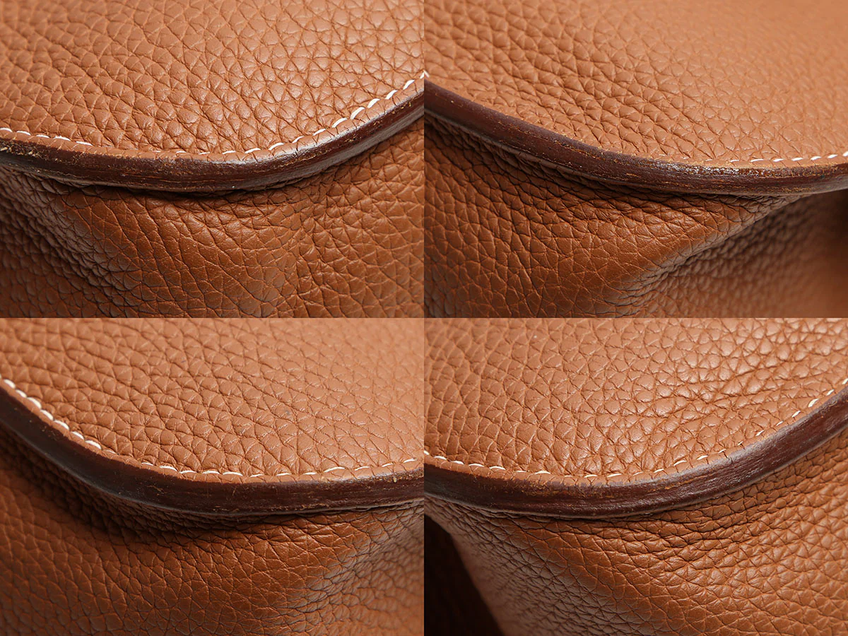 Hermès Gold Clémence Halzan 31 - Image 8
