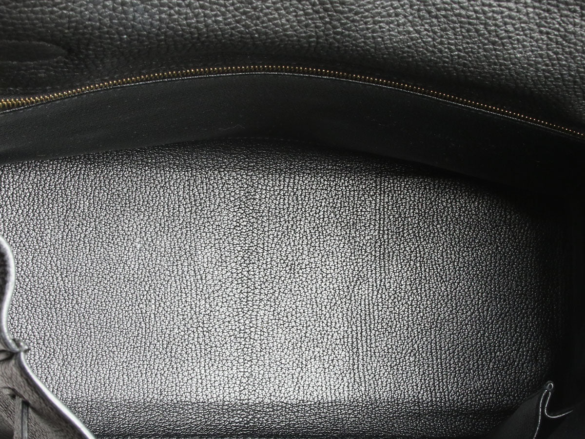 Hermès Black Togo Kelly 32 - Image 10