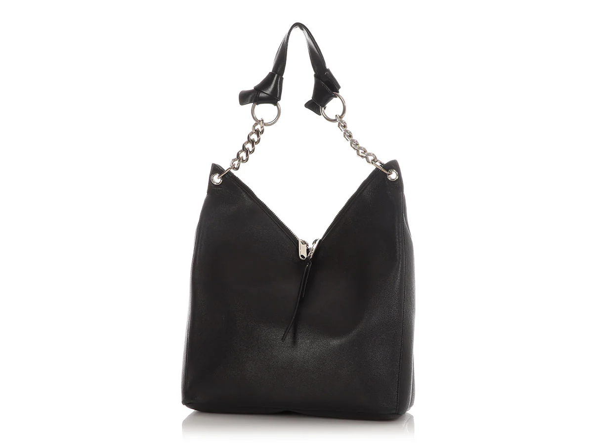 Jimmy Choo Black Raven Hobo - Image 2