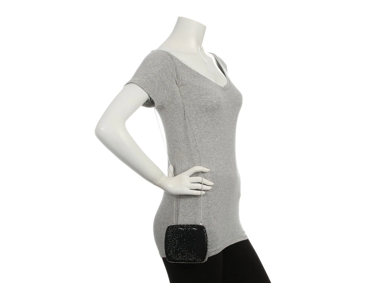 Judith Leiber Black Crystal Minaudière - Image 10