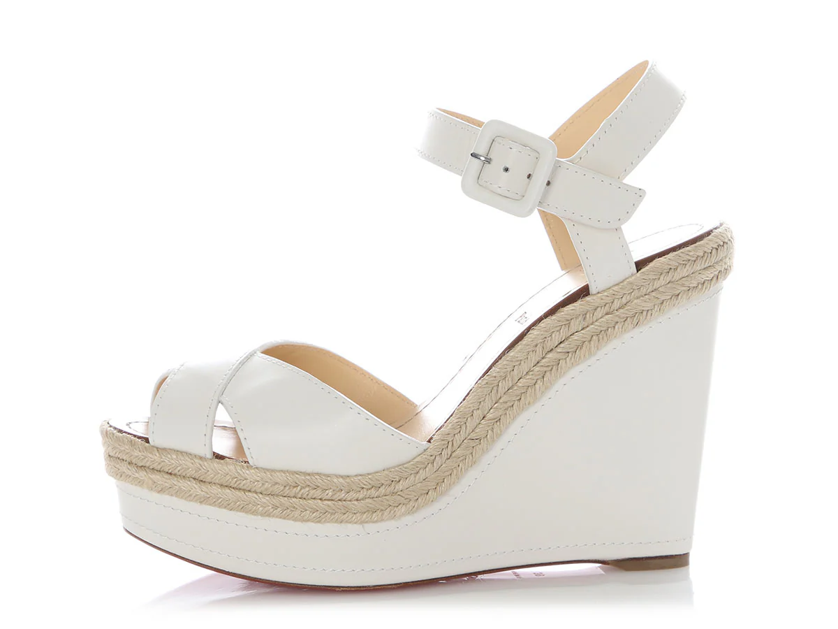 Christian Louboutin Snow Almeria 120 Wedge Sandals