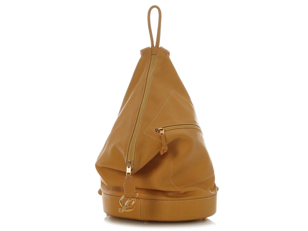 Loewe Vintage Tan Anton Backpack - Image 3