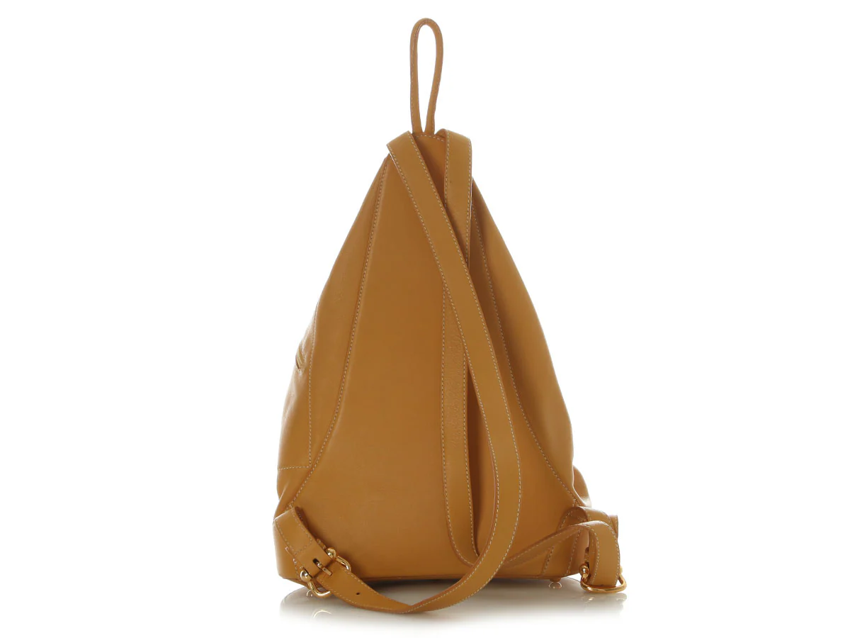 Loewe Vintage Tan Anton Backpack - Image 5
