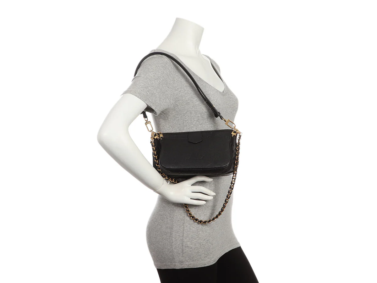 Louis Vuitton Black Monogram Empreinte Multi-Pochette - Image 10
