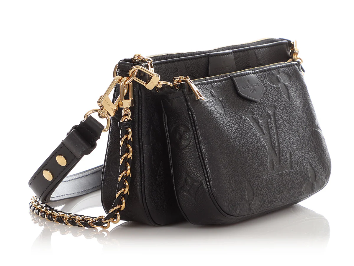 Louis Vuitton Black Monogram Empreinte Multi-Pochette - Image 5