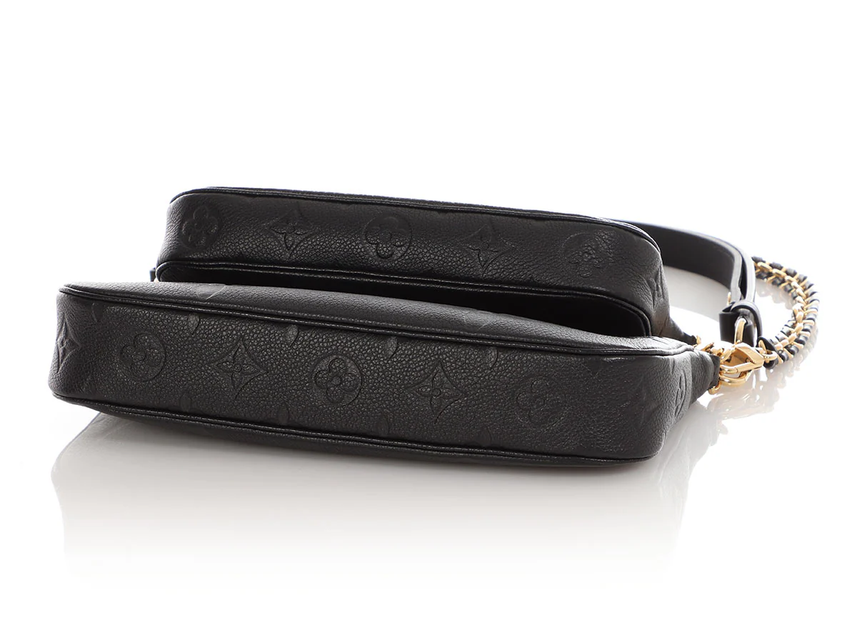 Louis Vuitton Black Monogram Empreinte Multi-Pochette - Image 6
