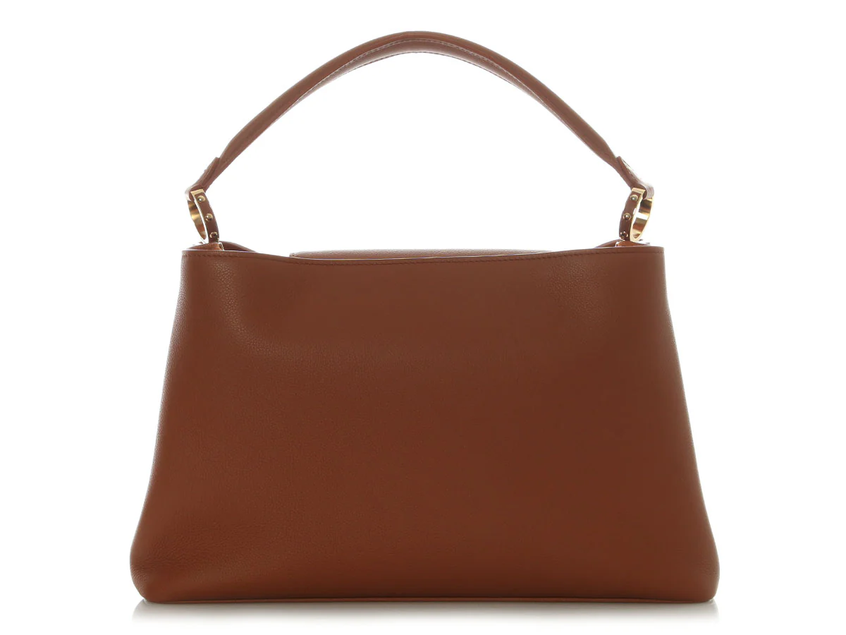 Louis Vuitton Cognac Calfskin Capucines GM Souple - Image 4