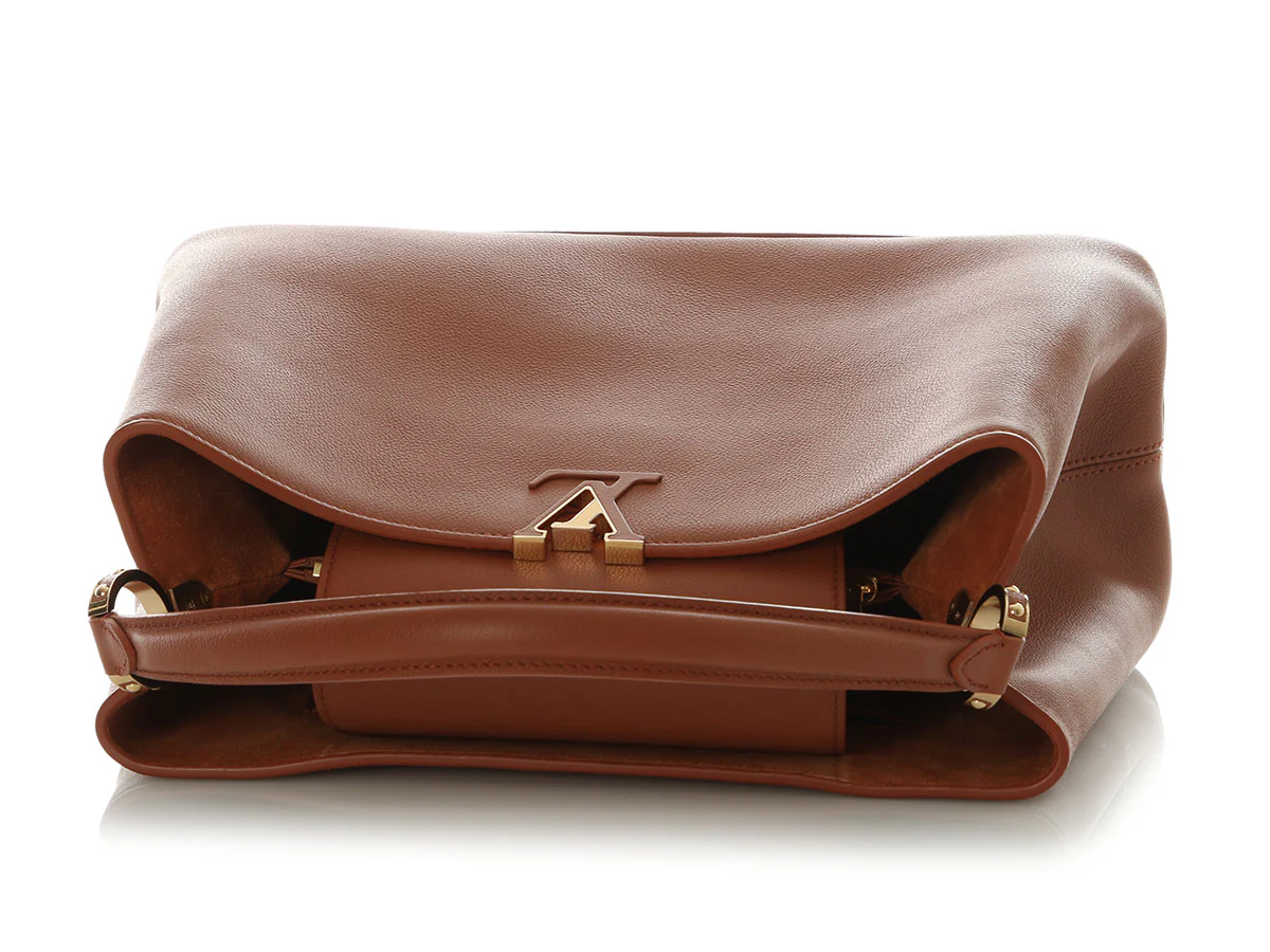 Louis Vuitton Cognac Calfskin Capucines GM Souple - Image 7