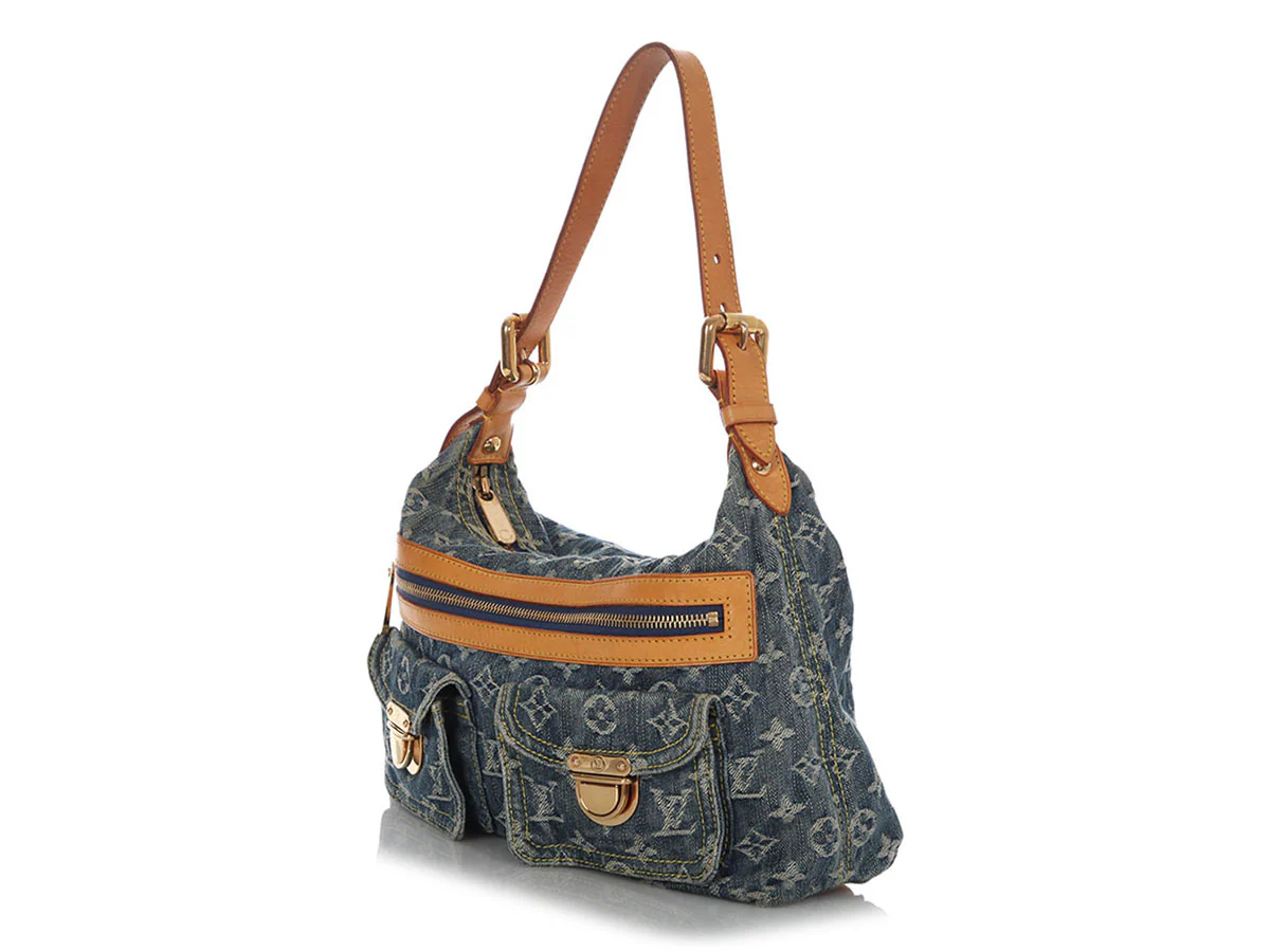 Louis Vuitton Denim Monogram Baggy PM - Image 3