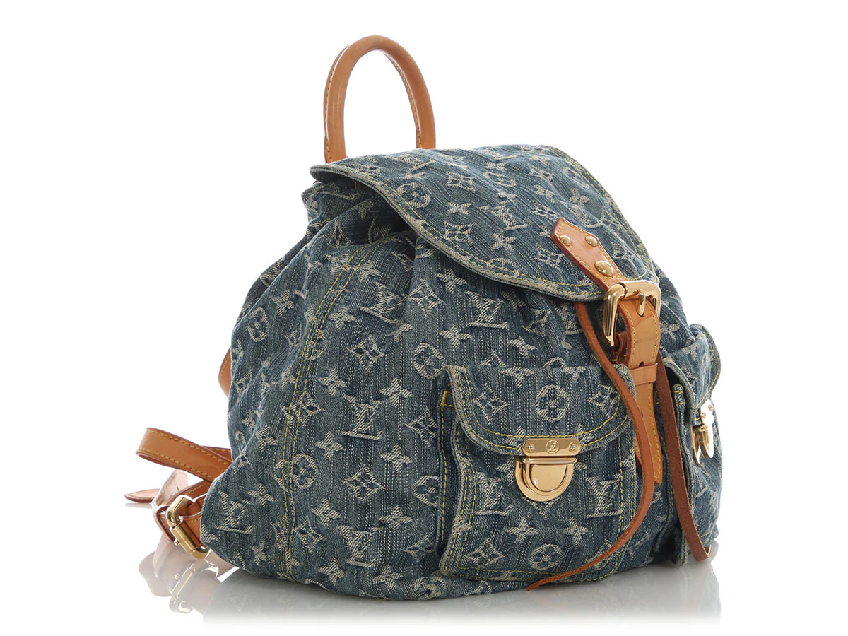 Louis Vuitton Denim Sac a Dos GM - Image 5