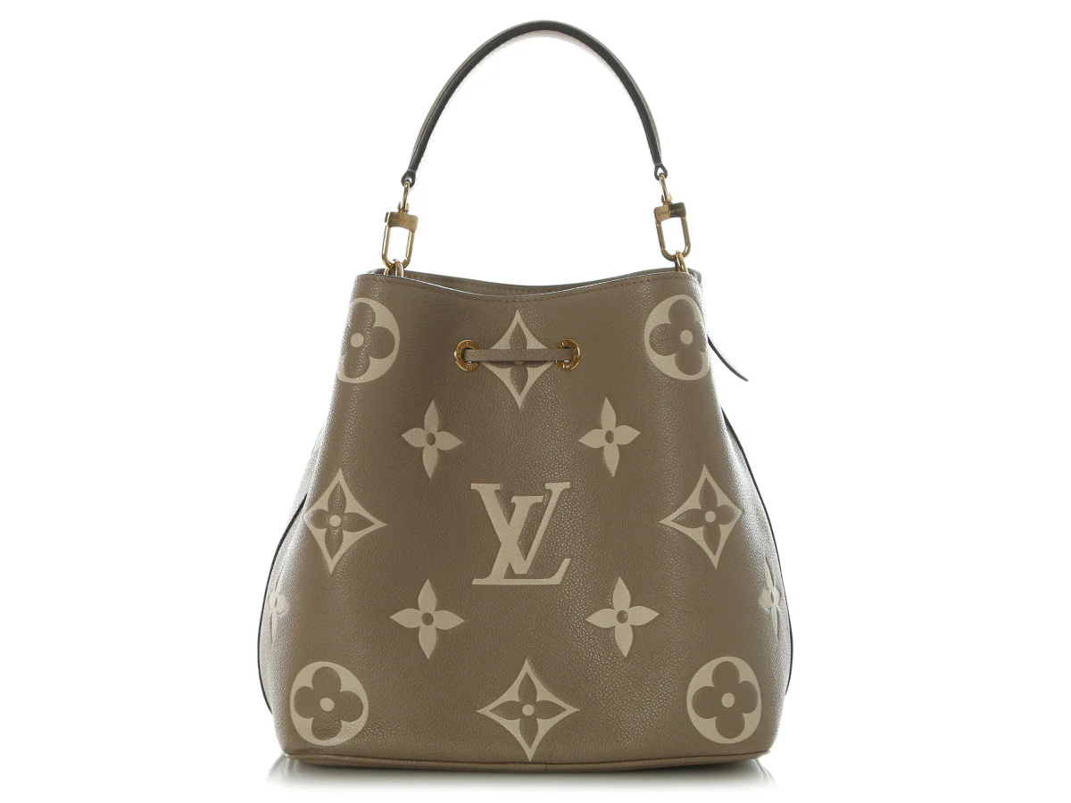 Louis Vuitton Dove and Cream Bicolor Monogram Empreinte NéoNoé MM - Image 6