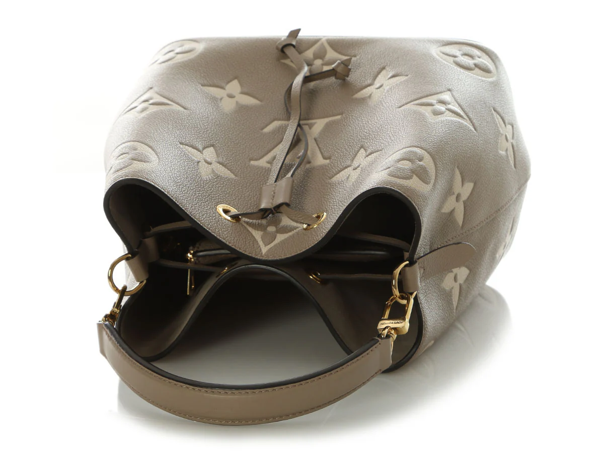 Louis Vuitton Dove and Cream Bicolor Monogram Empreinte NéoNoé MM - Image 8