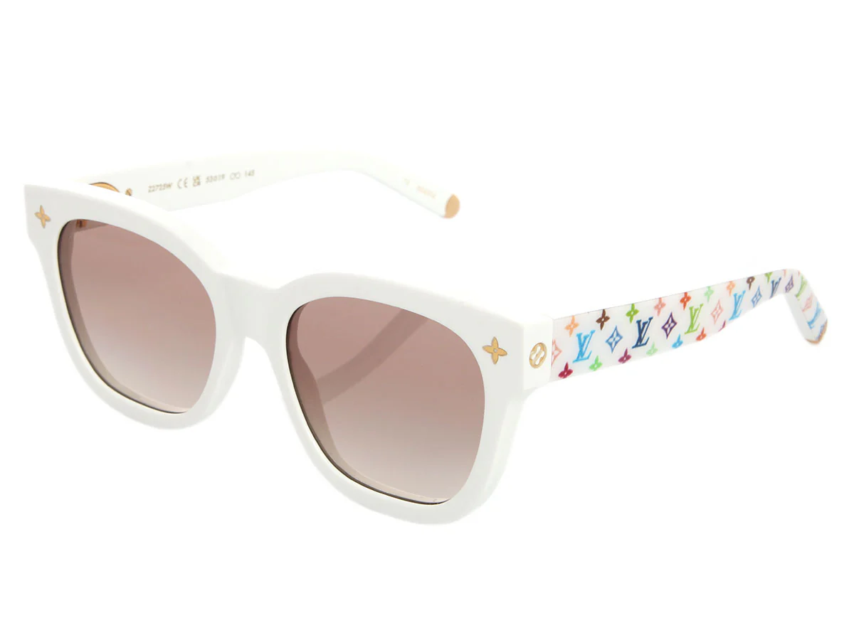 Louis Vuitton LV x TM White Multicolor Square Sunglasses - Image 2