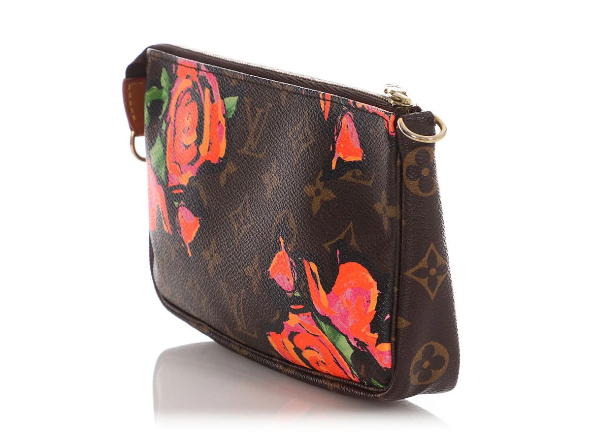 Louis Vuitton Monogram Roses Pochette Accessoires - Image 3
