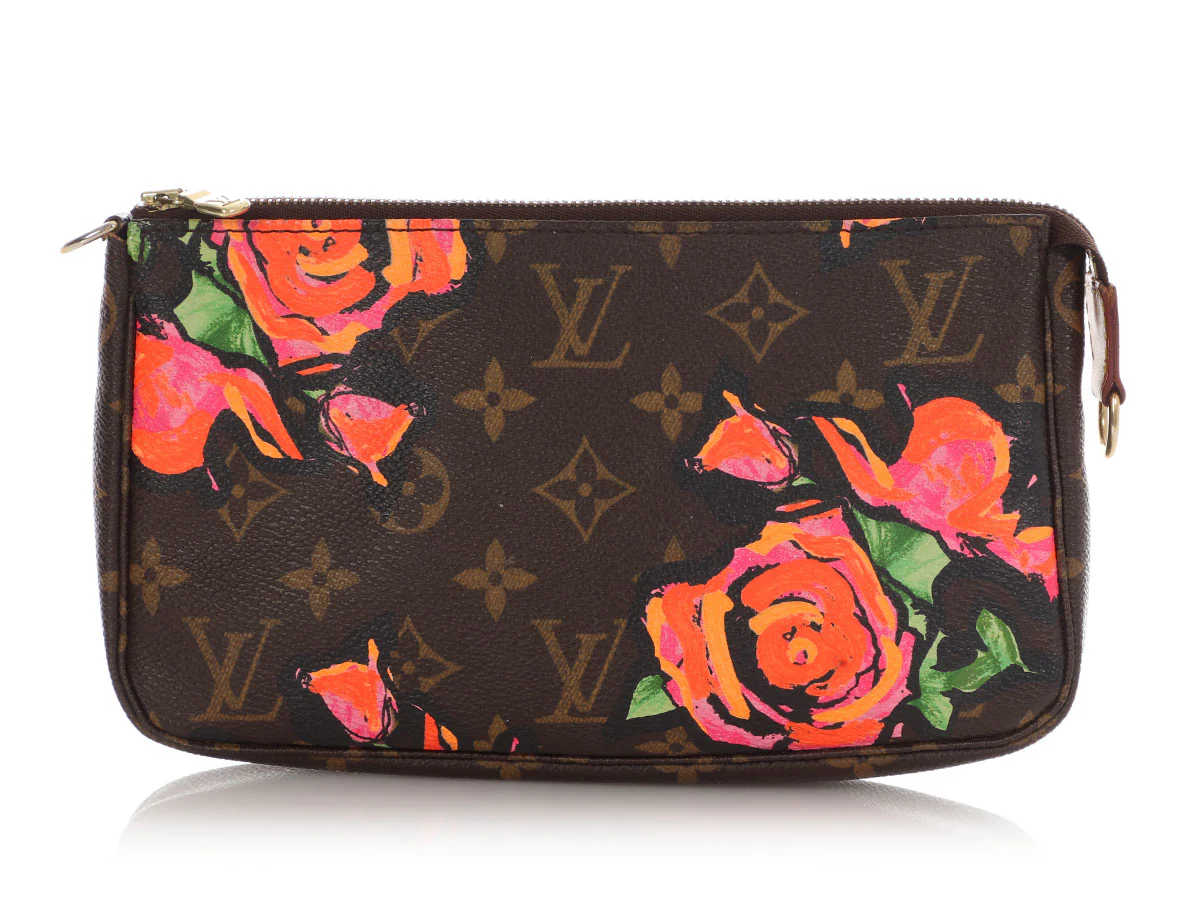 Louis Vuitton Monogram Roses Pochette Accessoires - Image 4