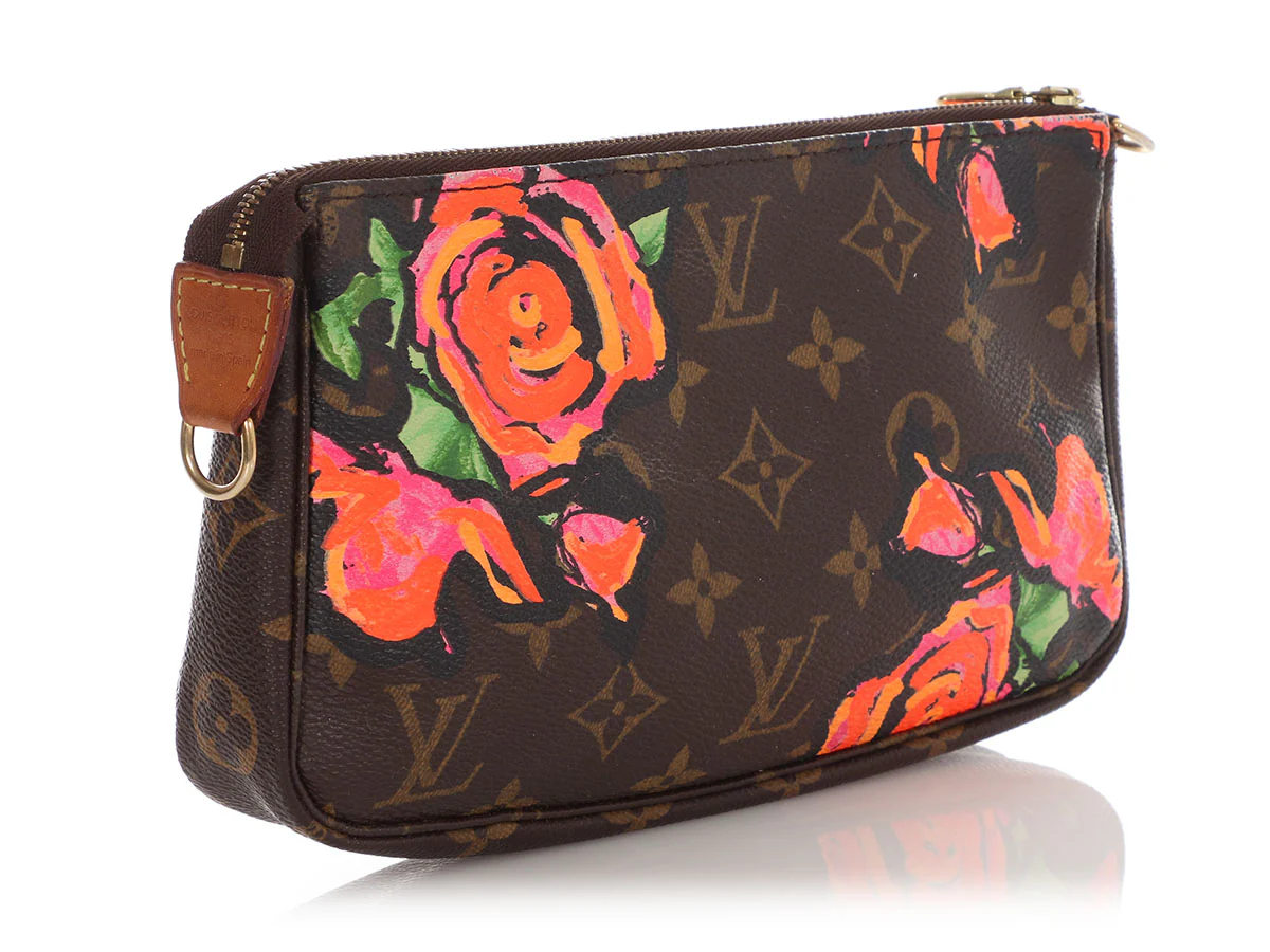 Louis Vuitton Monogram Roses Pochette Accessoires - Image 5