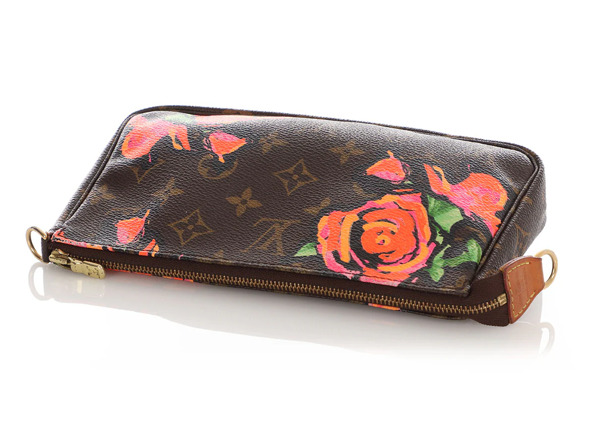 Louis Vuitton Monogram Roses Pochette Accessoires - Image 7
