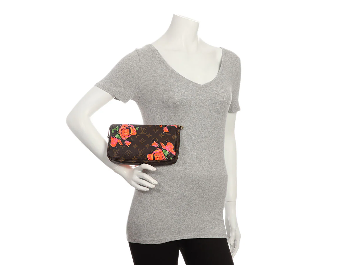 Louis Vuitton Monogram Roses Pochette Accessoires - Image 9
