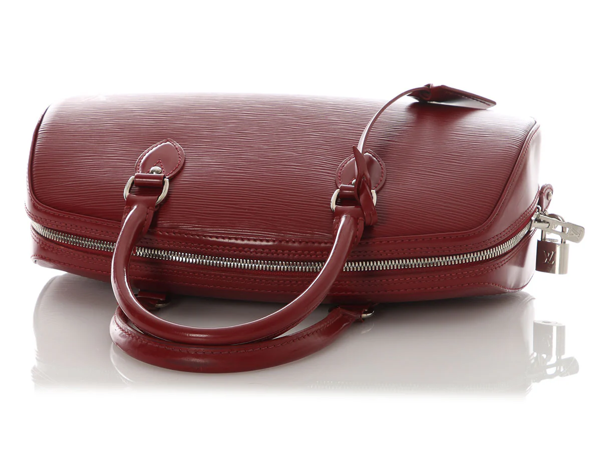 Louis Vuitton Red Epi Jasmine - Image 7
