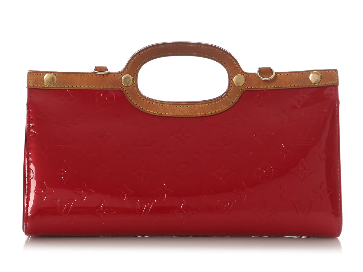 Louis Vuitton Red Vernis Roxbury Drive - Image 4