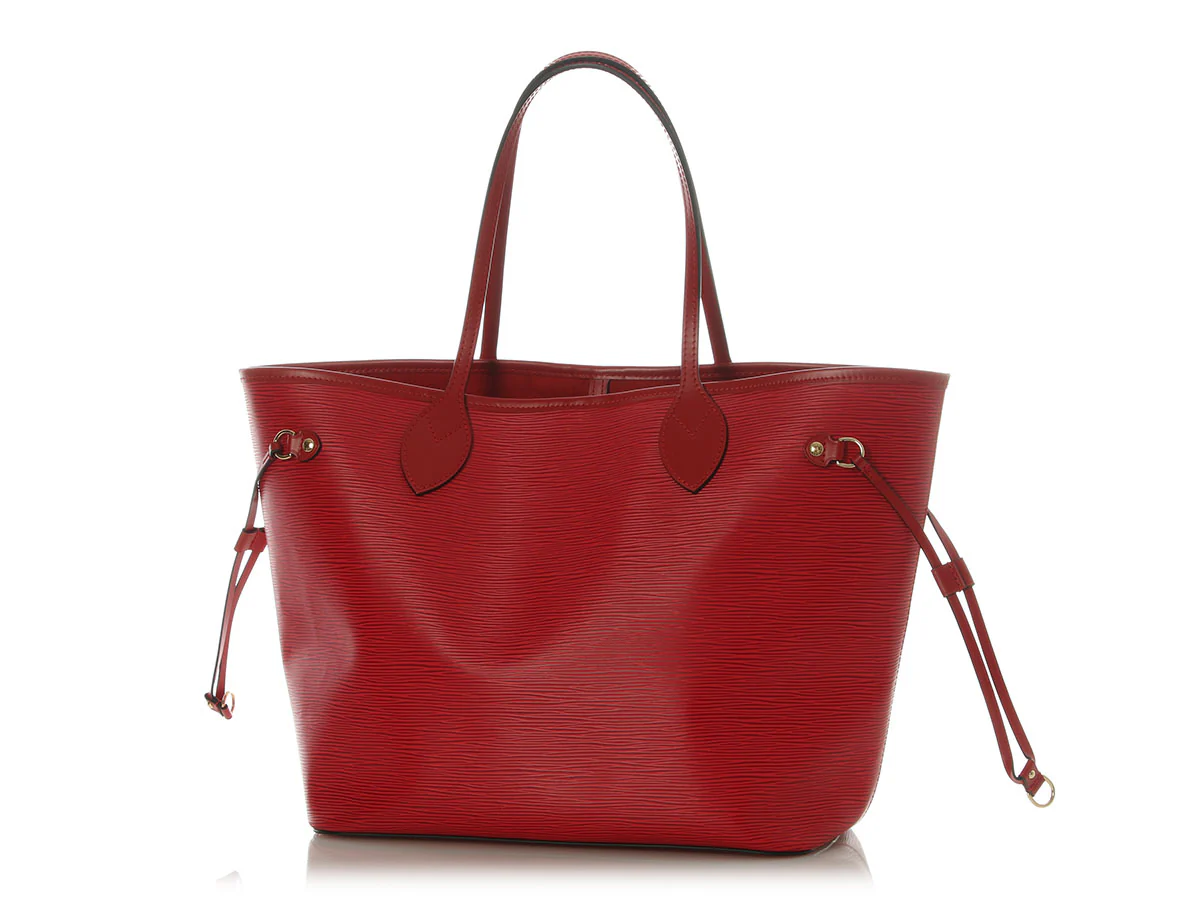 Louis Vuitton Rouge Epi Neverfull MM - Image 3