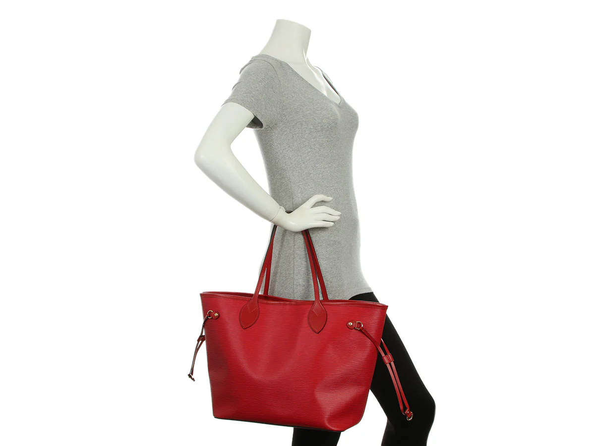 Louis Vuitton Rouge Epi Neverfull MM - Image 9