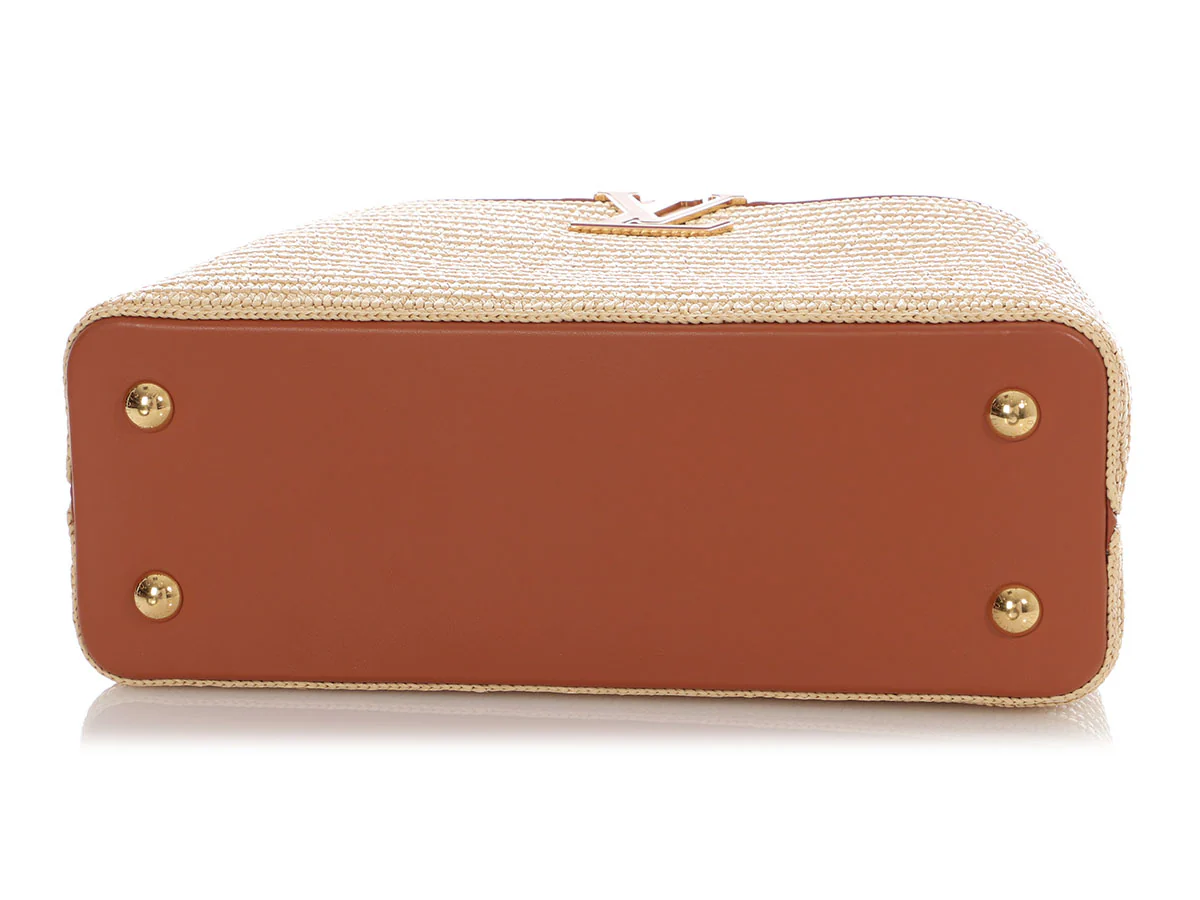 Louis Vuitton Raffia Capucines PM - Image 6