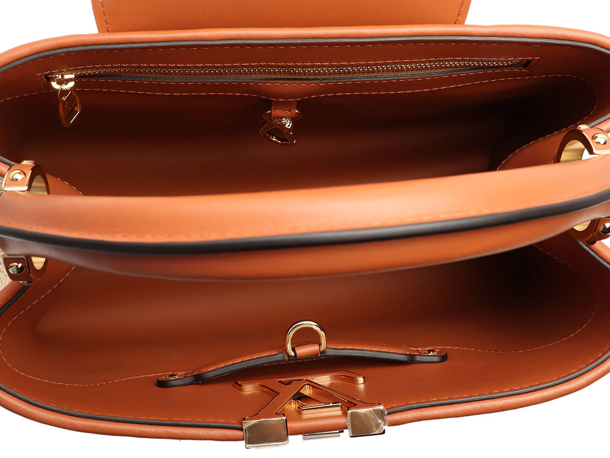 Louis Vuitton Raffia Capucines PM - Image 8