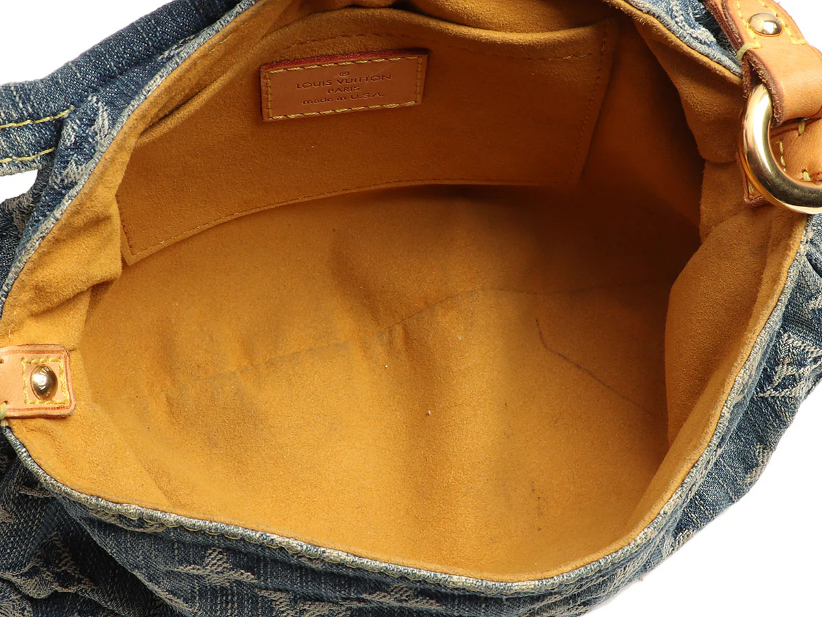 Louis Vuitton Mini Blue Denim Pleaty - Image 8