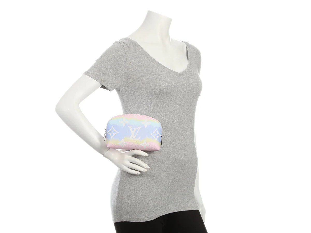 Louis Vuitton Pastel Monogram Escale Cosmetic Pouch - Image 9