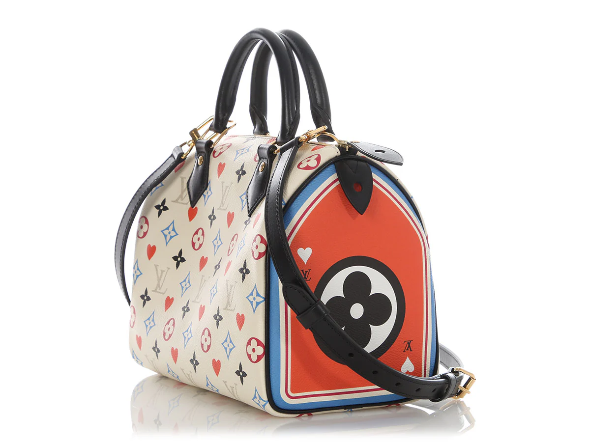 Louis Vuitton White Game On Speedy Bandoulière 25 - Image 3