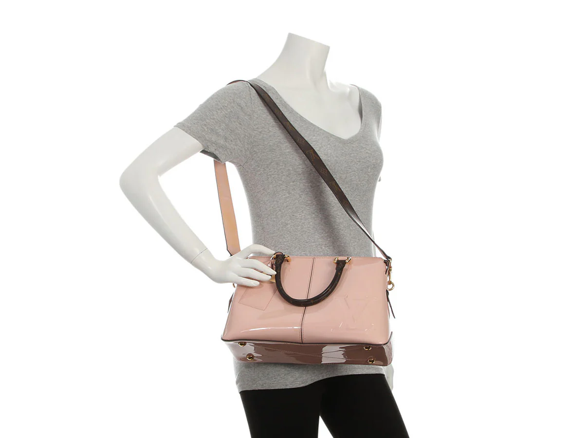Louis Vuitton Pink Vernis Lisse Miroir Tote - Image 9