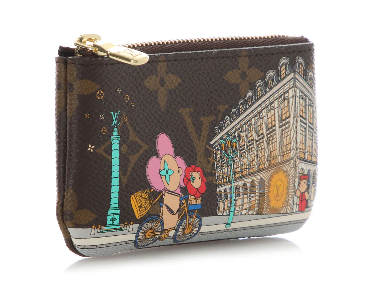 Louis Vuitton 2022 Monogram Christmas Animation Paris Key Pouch - Image 4