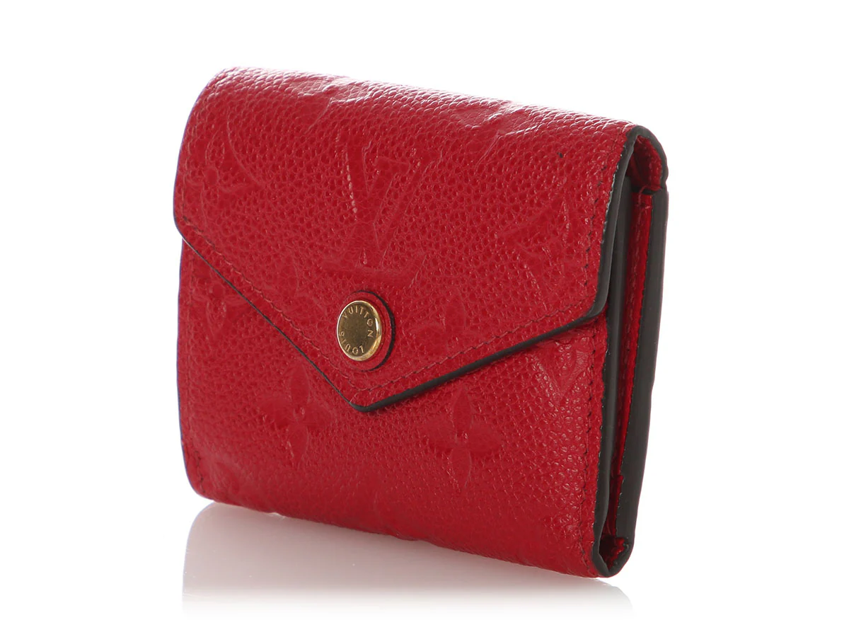 Louis Vuitton Scarlet Monogram Empreinte Zoe Wallet - Image 2
