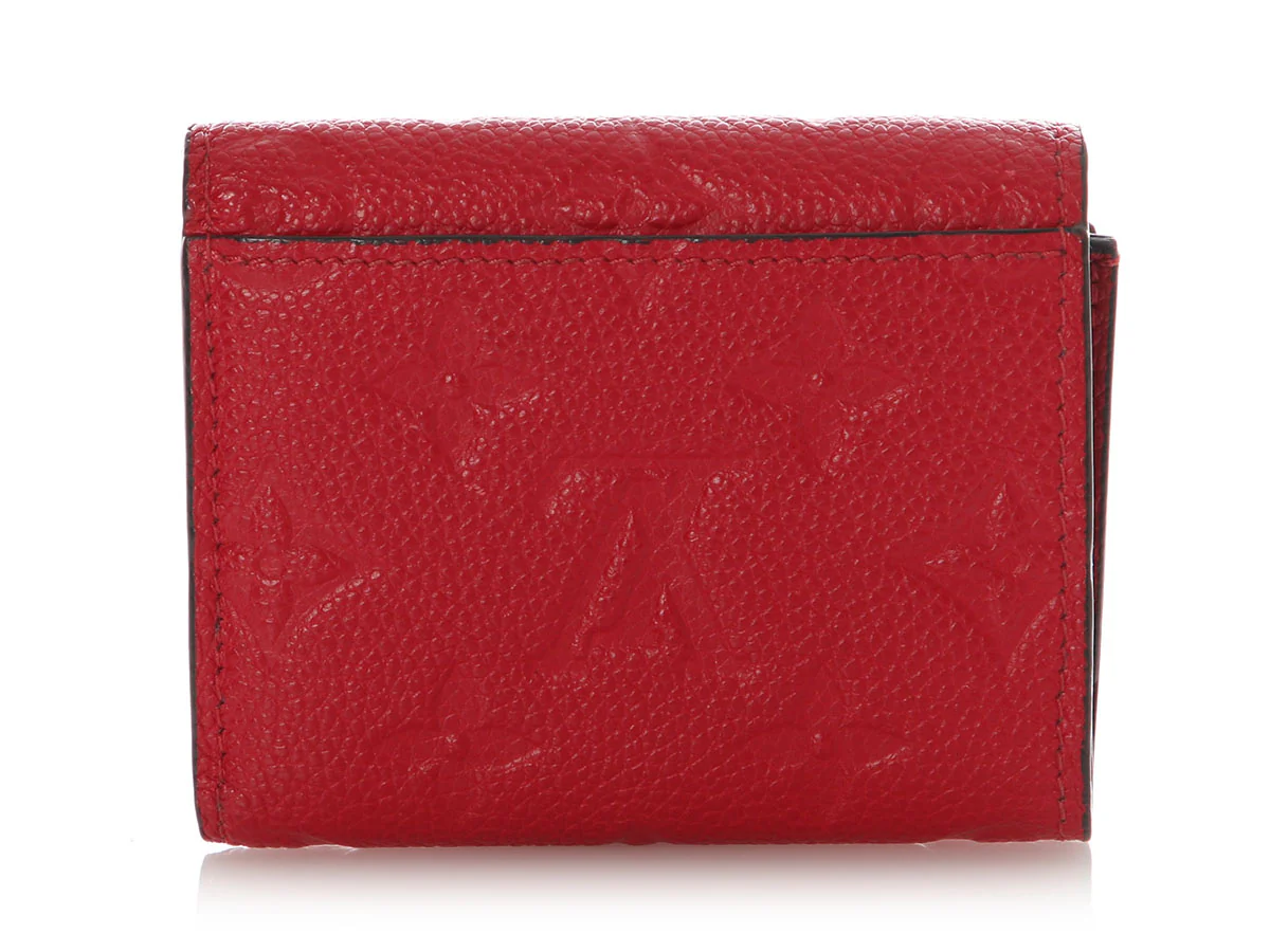 Louis Vuitton Scarlet Monogram Empreinte Zoe Wallet - Image 3