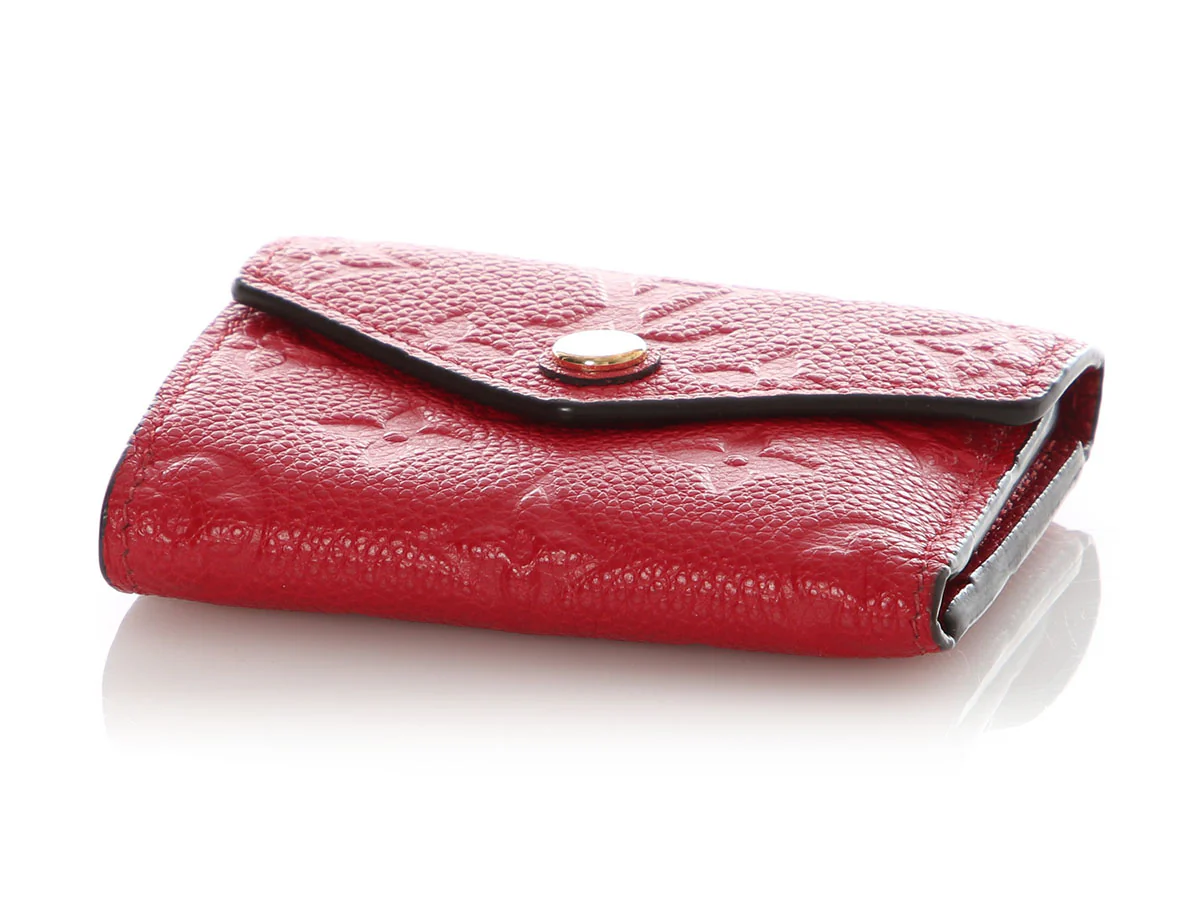Louis Vuitton Scarlet Monogram Empreinte Zoe Wallet - Image 5