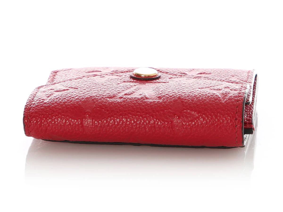 Louis Vuitton Scarlet Monogram Empreinte Zoe Wallet - Image 6