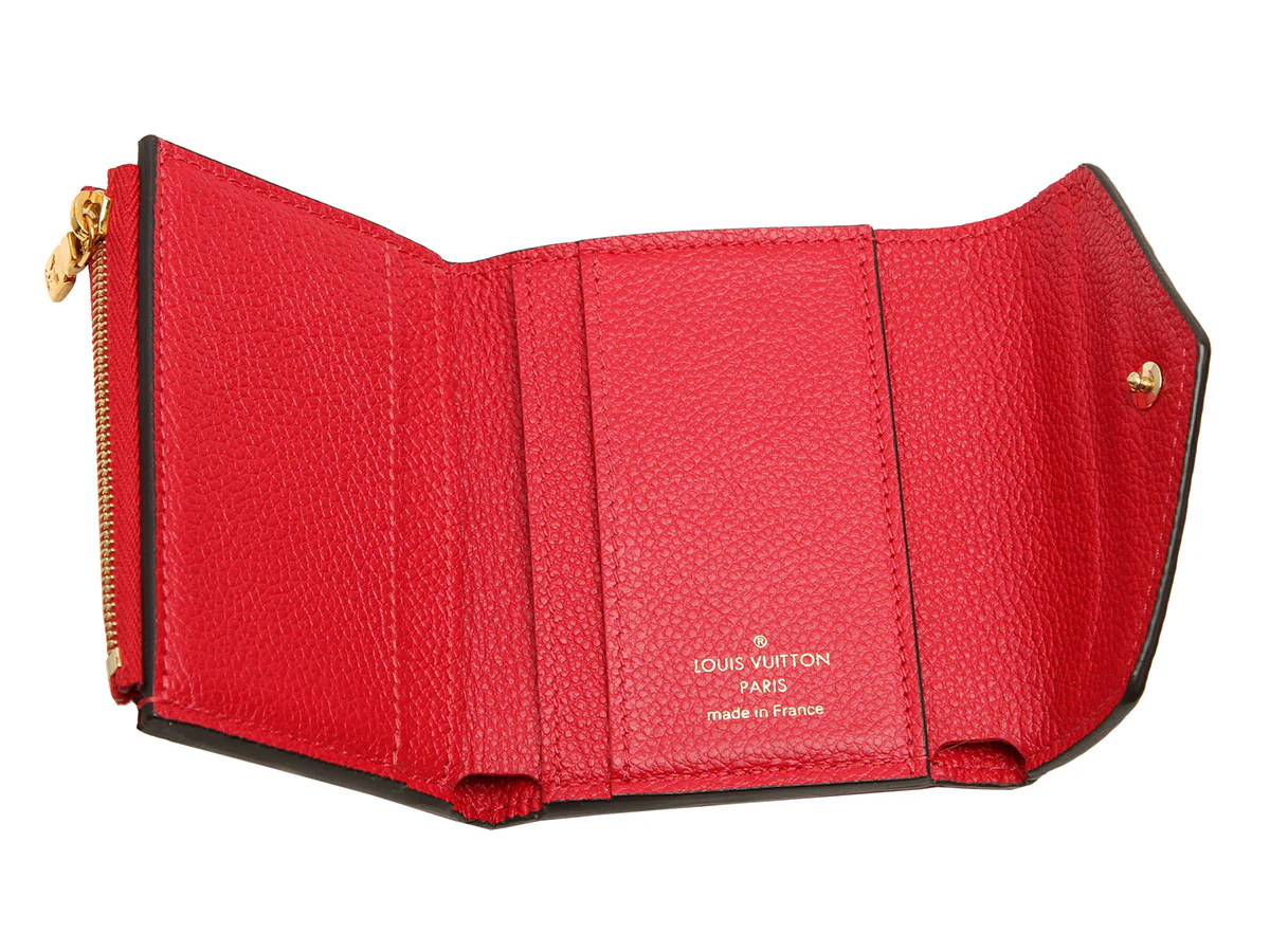 Louis Vuitton Scarlet Monogram Empreinte Zoe Wallet - Image 7