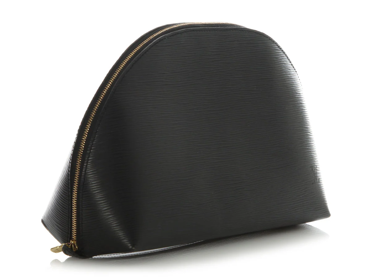 Louis Vuitton Black Epi Cosmetic Pouch XL - Image 4