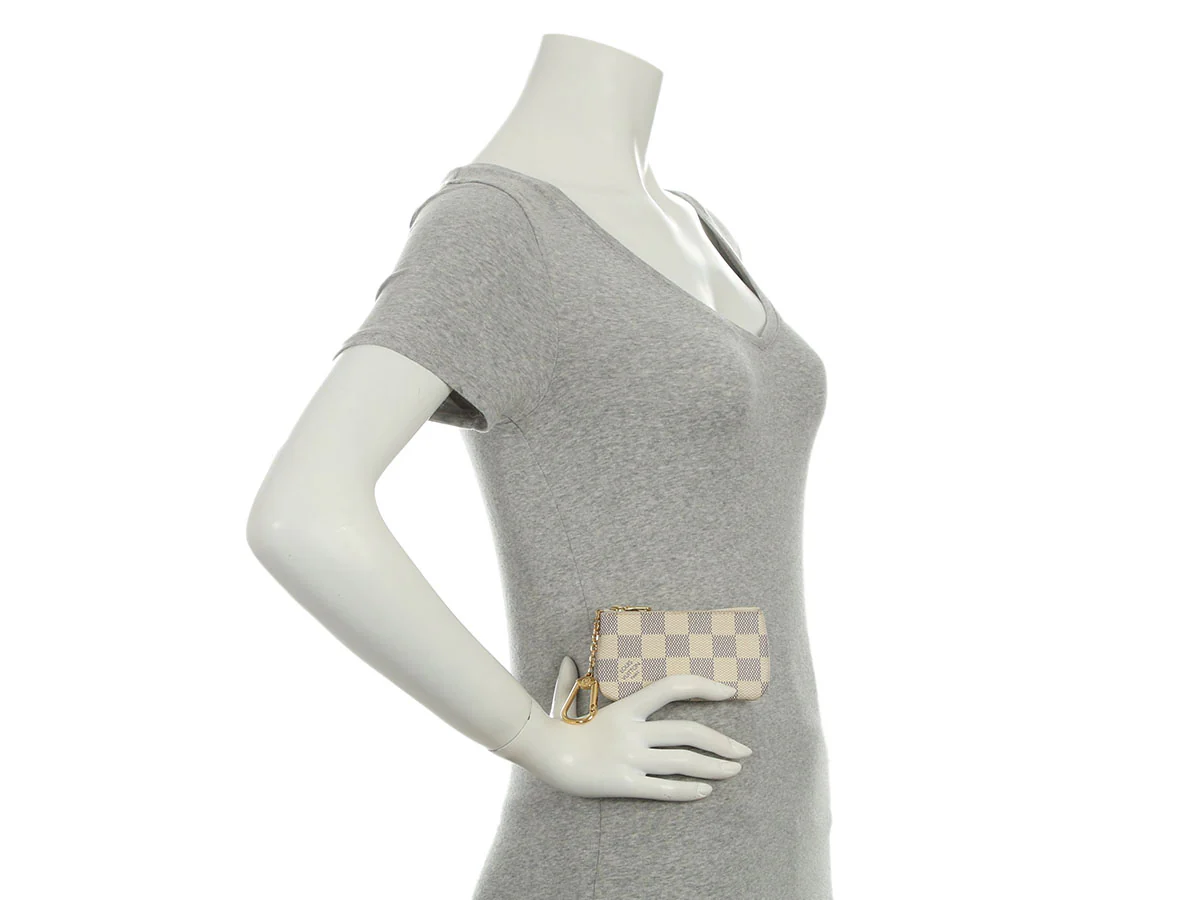 Louis Vuitton Damier Azur Key Pouch - Image 9