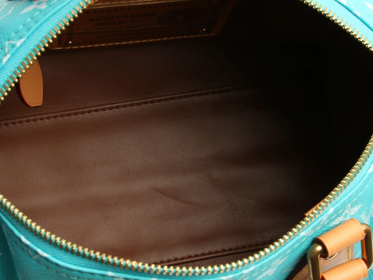 Louis Vuitton Turquoise Calfskin Speedy P9 Bandoulière 25 - Image 9