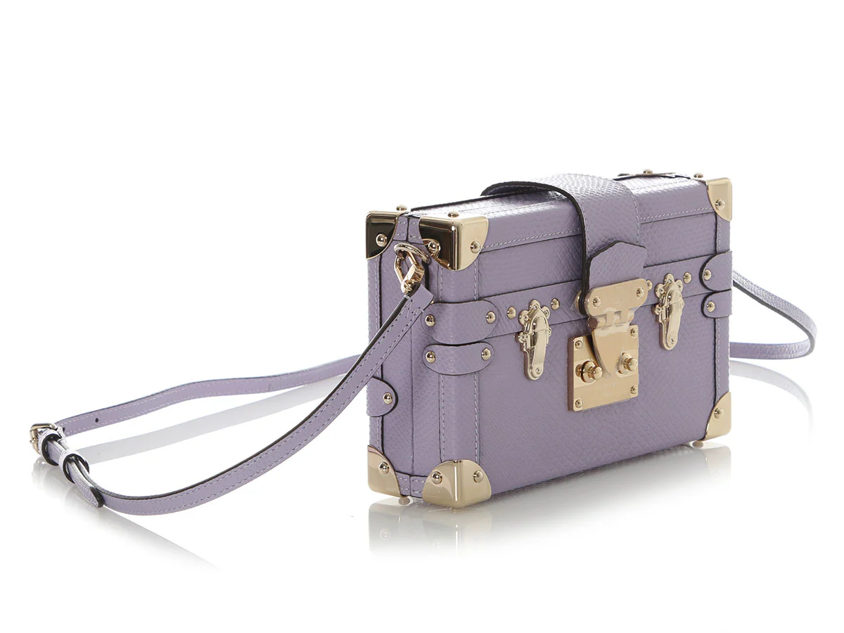 Louis Vuitton Lilac Karung Petite Malle - Image 5