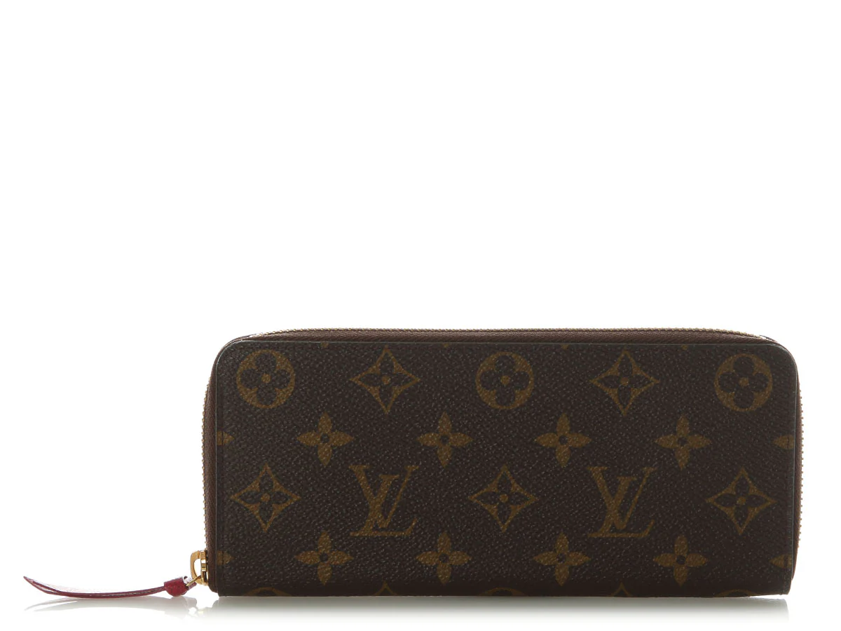 Louis Vuitton Monogram Fuchsia Clémence Wallet