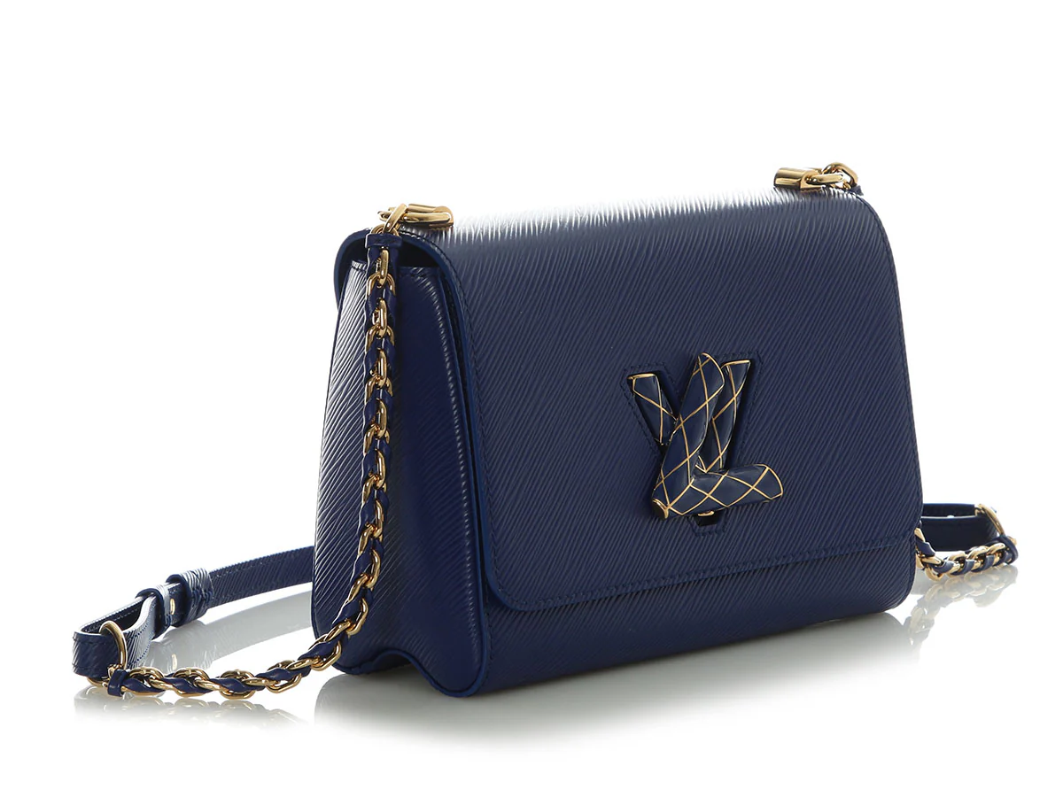 Louis Vuitton Blue Epi Enamel Twist MM - Image 5