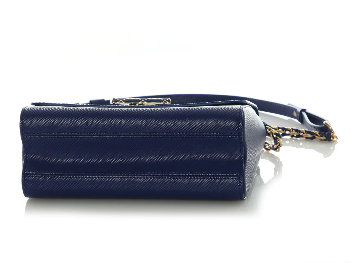 Louis Vuitton Blue Epi Enamel Twist MM - Image 6