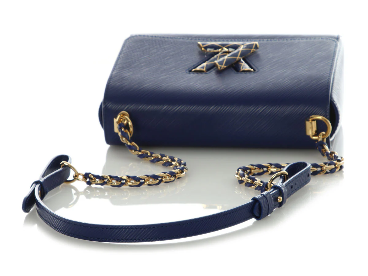 Louis Vuitton Blue Epi Enamel Twist MM - Image 7