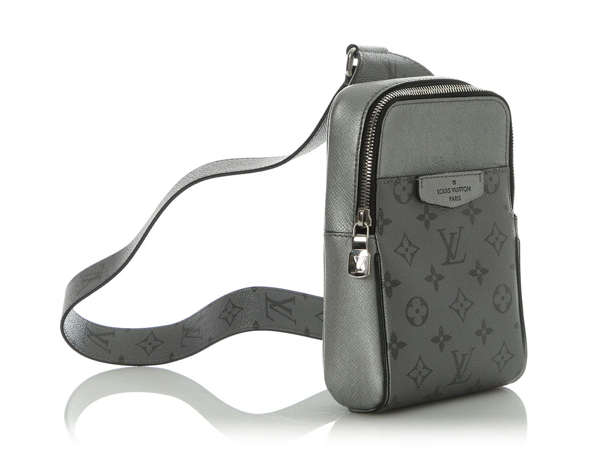 Louis Vuitton Silver Taigarama Outdoor Slingbag - Image 5