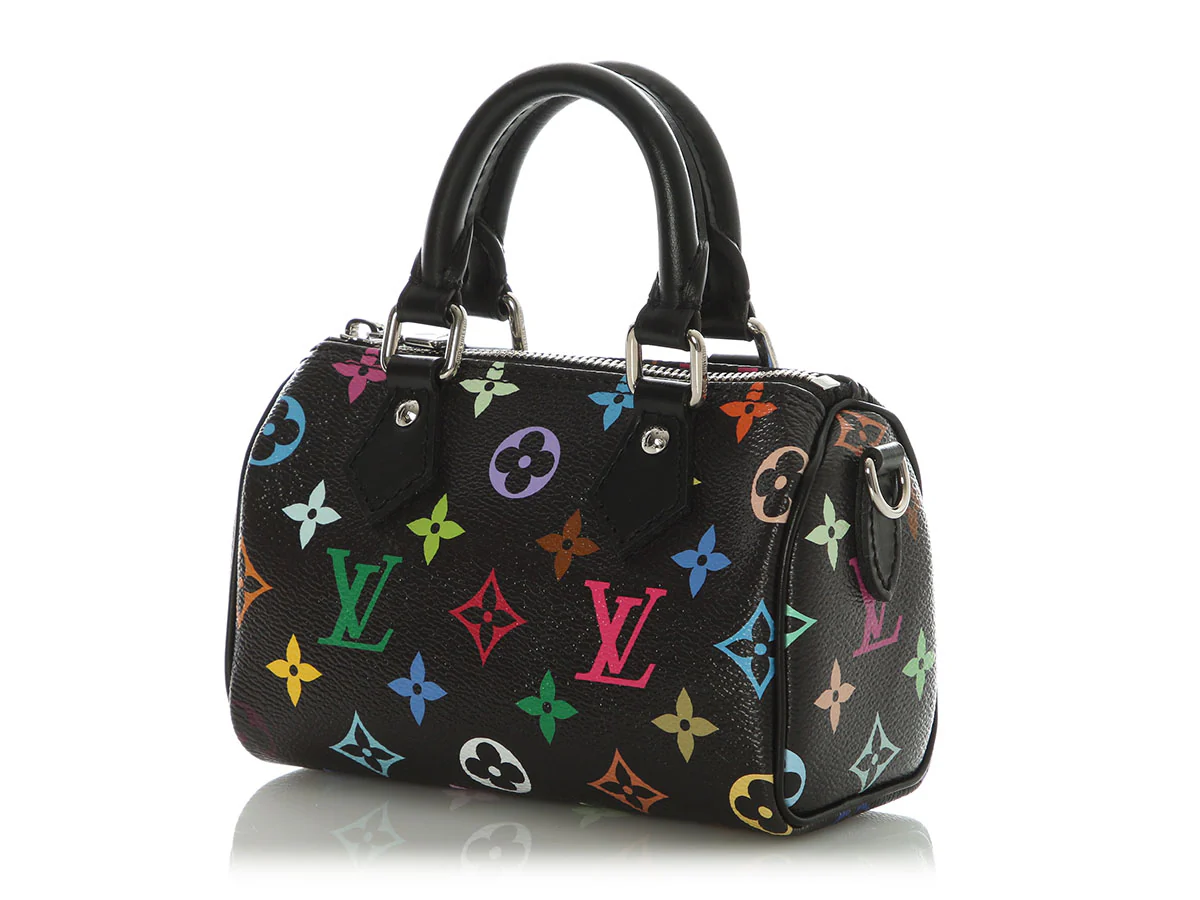 Louis Vuitton’s LV x TM Black Multicolor Monogram Nano Speedy - Image 3