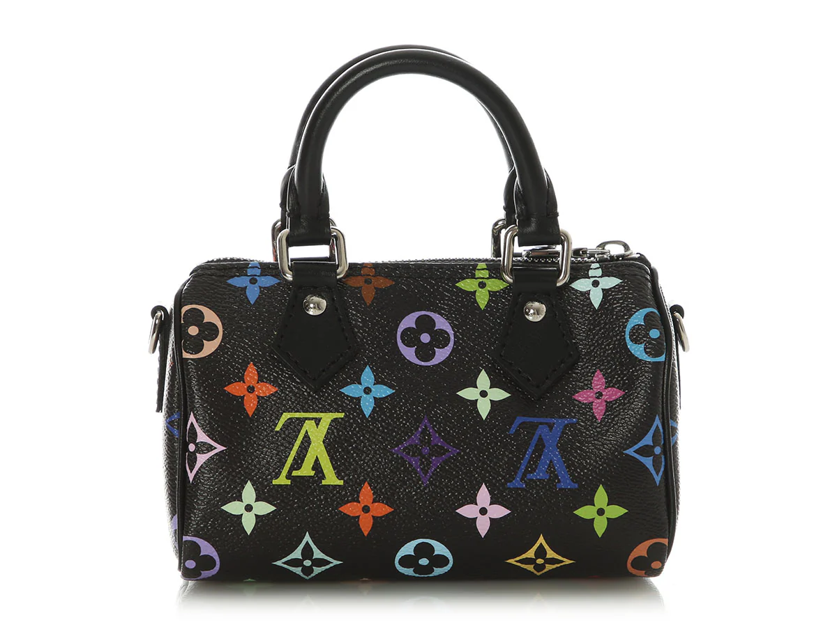 Louis Vuitton’s LV x TM Black Multicolor Monogram Nano Speedy - Image 4