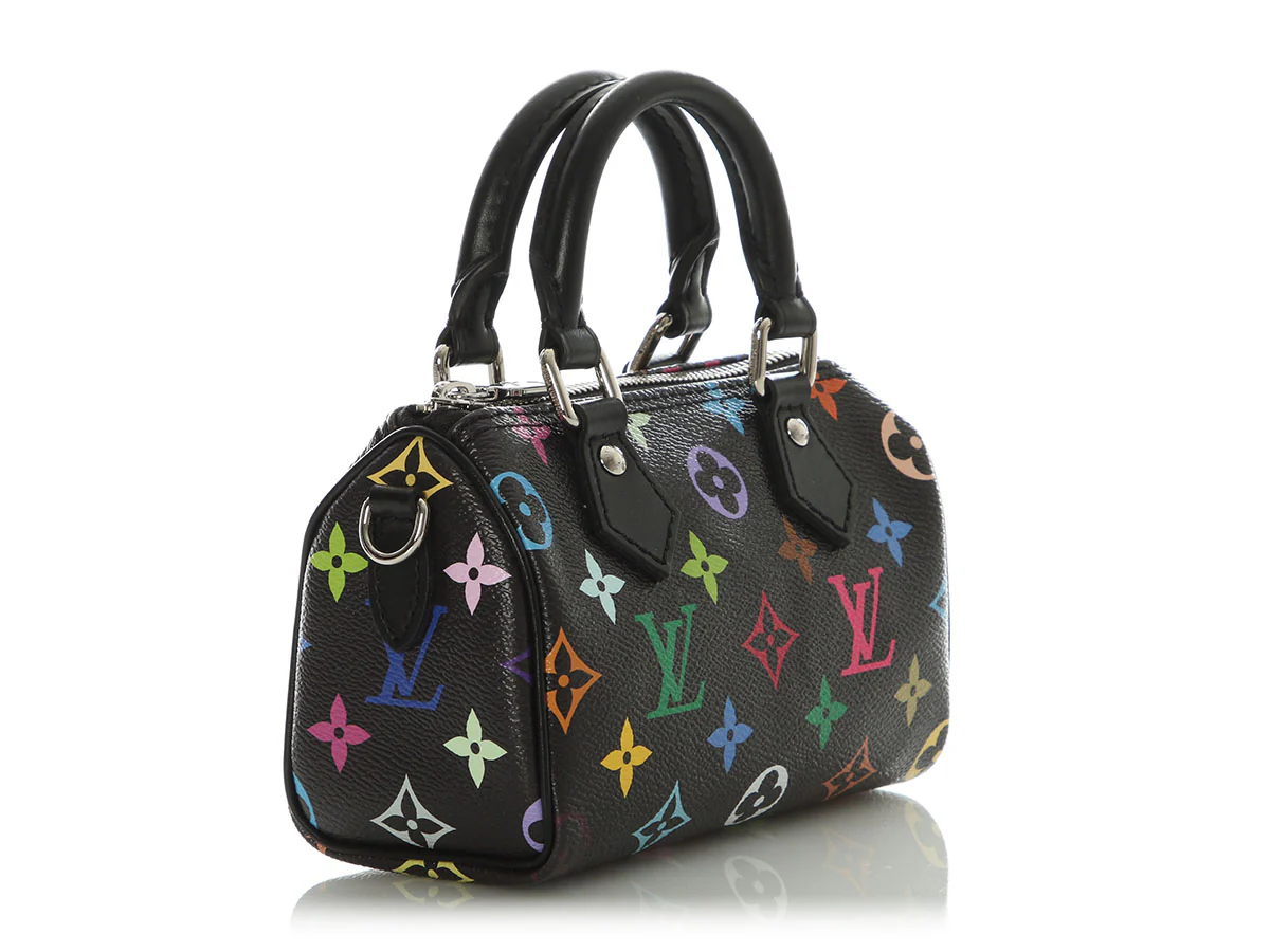 Louis Vuitton’s LV x TM Black Multicolor Monogram Nano Speedy - Image 5